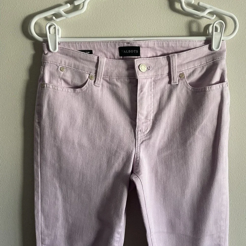Talbots Pastel Lilac Ankle Jeans - Picture 4 of 9